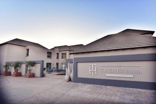 a building with a sign that reads the tredelin istg at Tredenham Boutique Hotel in Bloemfontein
