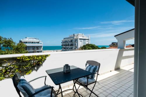 Hotel Maestrale tesisinde bir balkon veya teras