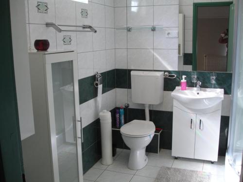 A bathroom at Biro Apartman