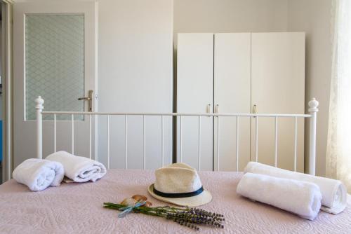Posteľ alebo postele v izbe v ubytovaní Holiday home Trogir flower