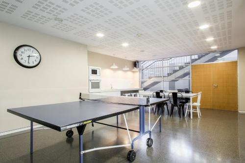 Køkken eller tekøkken på Residencia Universitaria Resa Campus del Mar
