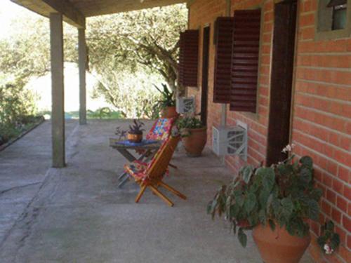 Κήπος έξω από το Posada del Bosque