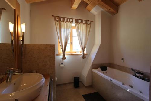 Kylpyhuone majoituspaikassa Chalet Du Mont