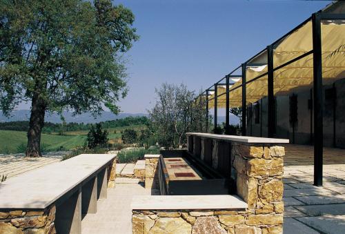 Balkón nebo terasa v ubytování Agriturismo Le Due Querce