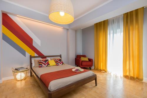 Säng eller sängar i ett rum på Lisbon Airport Hostel
