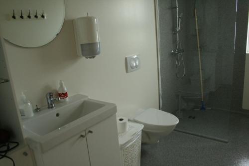 Ein Badezimmer in der Unterkunft Guesthouse Stekkatún