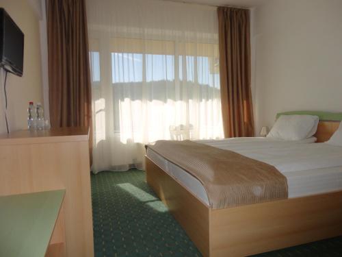 Postel nebo postele na pokoji v ubytování Hotel Diana