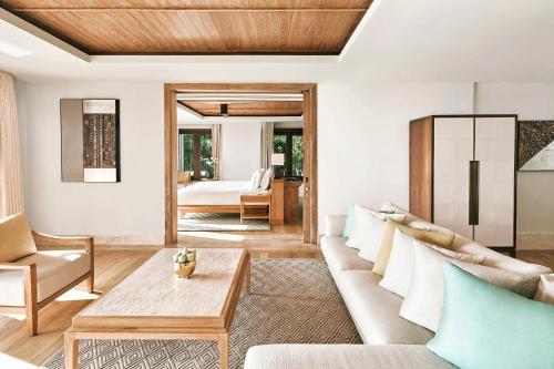 Zona de estar de Trisara Villas & Residences Phuket