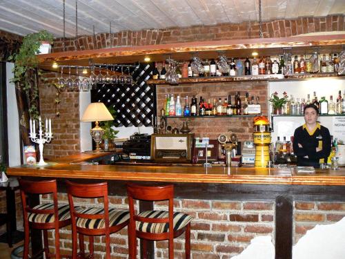 Ο χώρος του lounge ή του μπαρ στο Svečių namai Minge