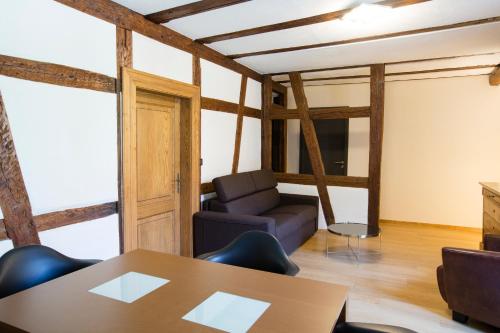 Posezení v ubytování Laterale Residences Riquewihr
