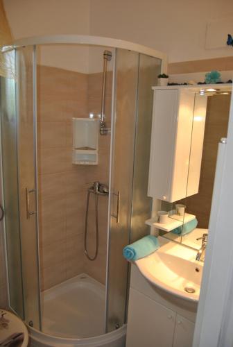 Koupelna v ubytování Apartments & Studio Matan
