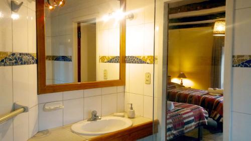 Koupelna v ubytování Kukuli Lodge B&B