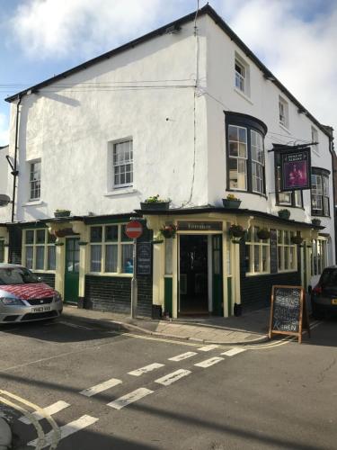 a building on the corner of a street at Duke of Albany in Weymouth