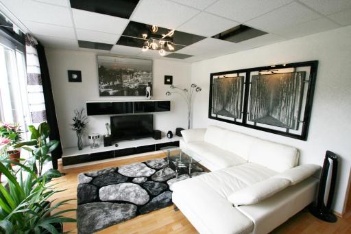 Designerwohnung in Schwarz und Weiß - Housity
