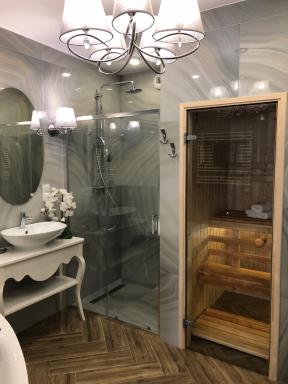 Family & Business Sauna Apartments No1 Leśny nad Zalewem Cedzyna Unikat - 3 Bedroom with Private Sauna, Bath with Hydromassage, Terrace, Garage, Catering Options - Housity