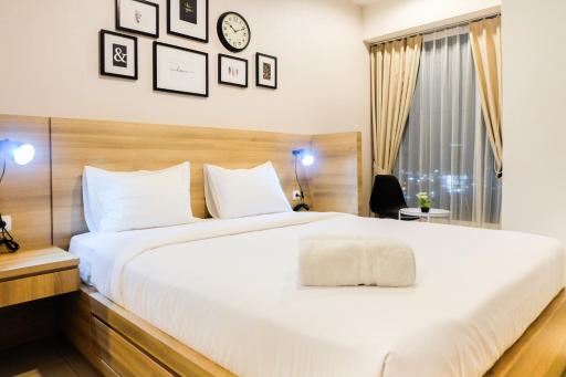 Modern Elegant Studio Grand Kamala Lagoon Apartment By Travelio - Housity