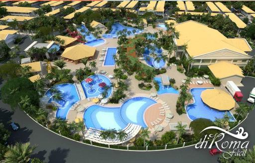 Lacqua diRoma OFICIAL, APTOS COM FOGAO, GELADEIRA, MICROONDAS, PARK AQUÁTICO 24H, ATÉ 5 PESSOAS - Housity
