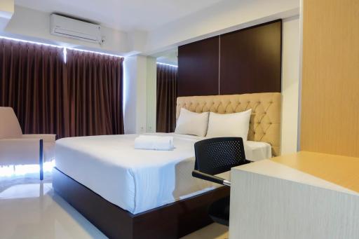 Modern and Brand New Studio Apartment H Residence By Travelio - Housity