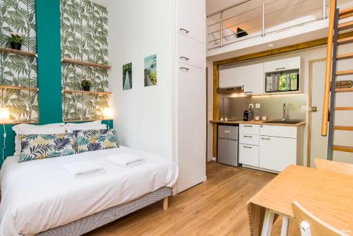 Superbe studio cosy Metro Jeanne d'Arc - Housity