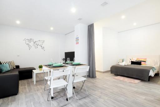 Acogedor LOFT en Bajo CENTRICO CON PARKING WIFI - Housity