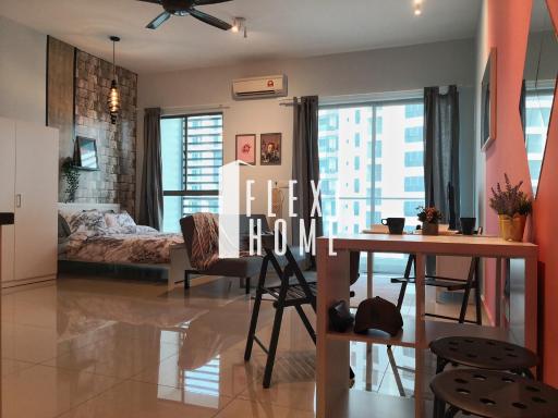 Colour-Theme Designed, Private Studio Home, Cybersquare 27B Cyberjaya, Flexihome-MY - Housity