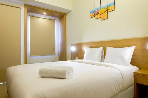 Elegant Studio No Kitchen Apartment Mustika Golf Residence By Travelio - Housity