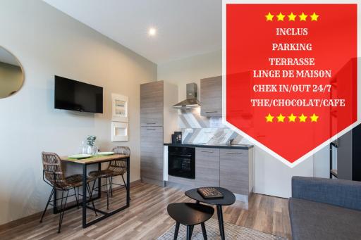 Legend- Parking privé Gratuit- Terrasse privée- Wifi - Convert - Alimentec - Housity