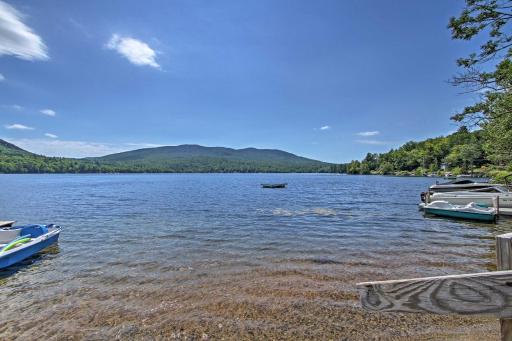 Lakefront Rumney Retreat with Shared Dock and Beach! - Housity