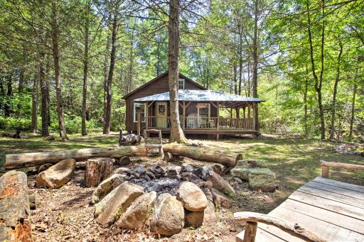 Clearwater Cabin on 10 Acres with Trout Stream! - Housity