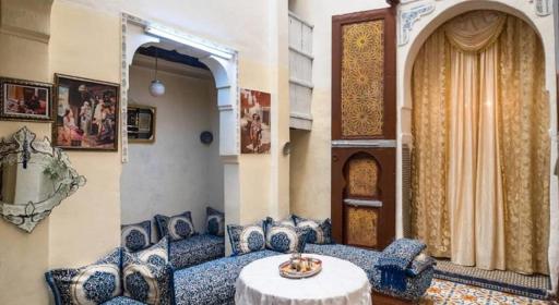 Family Room for 4 peoples Sunny Riad Inside Medina Fes El Bali - Housity