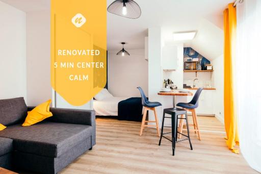 Studio Méan near Airbus and Chantiers Atlantique - wifi - parking - Housity