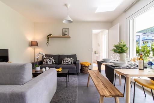 Modern 1 bedroom apartment at Le Bouveret. Self-checkin. - Housity