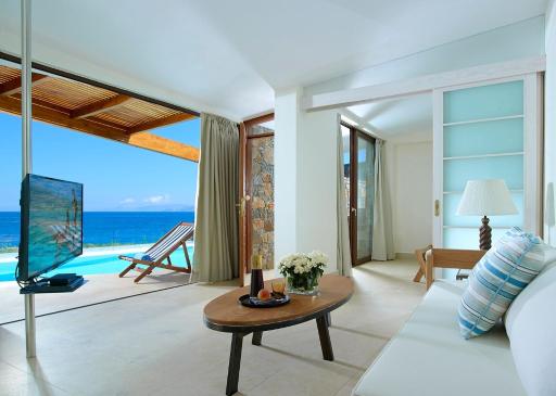 Exclusive Crete Villa Artemis Suite Villa Private Pool Ocean Front 2 BDR Nikolaos - Housity