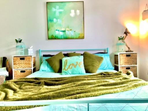 A Little Bit Beachy Modern Guest Room and Private Toilet - Housity