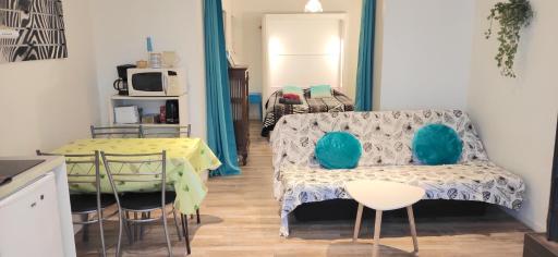 Grand studio Cahors Centre RDC proche Gare Pont Valentré - Housity