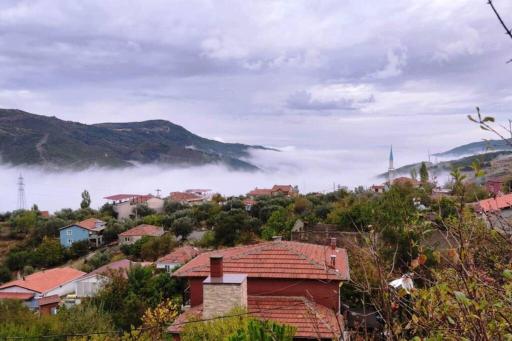 Muhtesem manzarali somineli dag orman evi - Housity