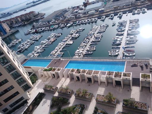 Kings Wharf Quay29 - Large Studio Apartment with 3 Pools - Gym - Rock Views - Holiday and Short Let Apartments in Gibraltar - Housity