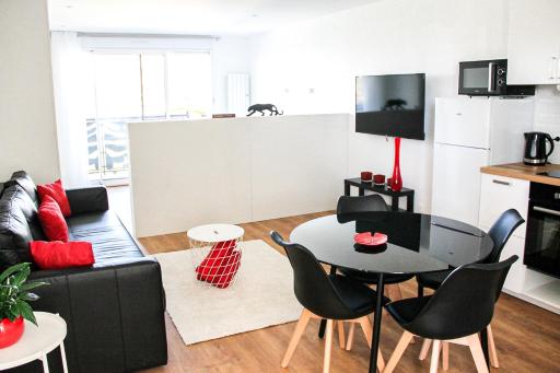 Grand T1 Moderne Jardin près de CDG - Housity