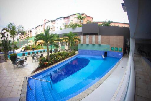 Flat Veredas do Rio Quente - apto com vista para piscinas - Housity