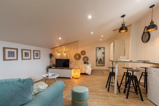 Le Boheme - Netflix - Wifi - Vue sur la Cité Médiévale et les toits - Housity