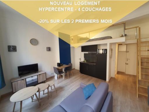 Hypercentre - Studio rénové pour 4 Pers - Housity