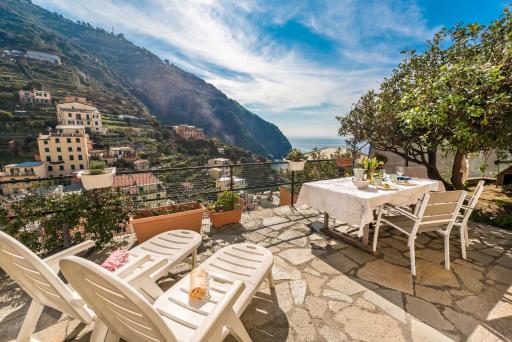 Villino Caterina House: big terrace seaview - Hizvo