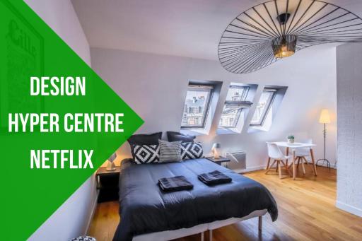 Appartement Design Hyper Centre Lille - NETFLIX wifi Fibre - Parking - Housity