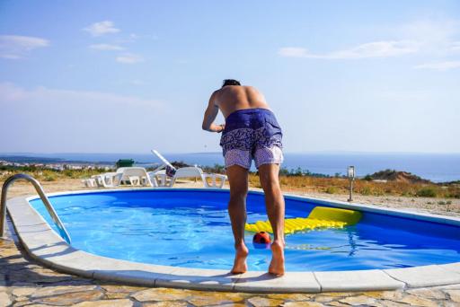Beautiful secluded area near Novalja vacation house with pool and sea view Villa Lara - Housity