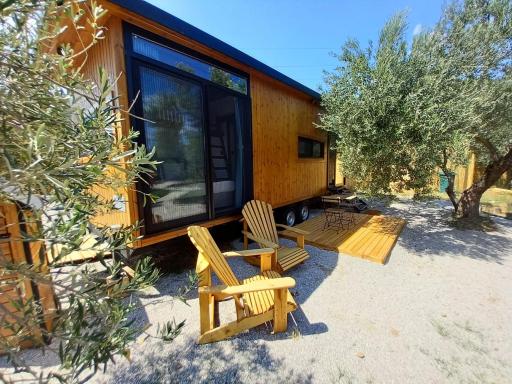 Comfortable Tiny House Surrounded by Olive Trees near Beach in Ayvacik - Housity