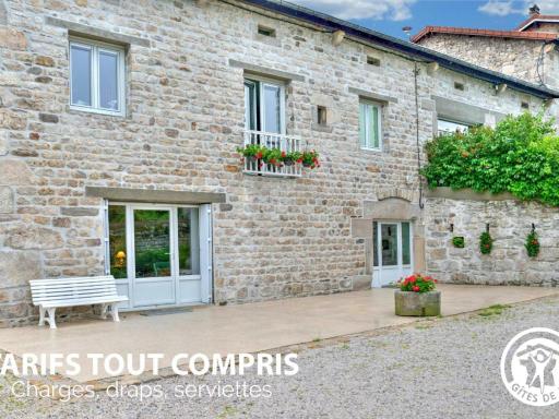 Studio rénové 70 m² en ferme avec jardin, internet fibre et activités nature à Planfoy - FR-1-496-134 - Housity
