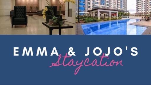 Emma and Jojo staycation condo unit in Mezza Residences - Housity
