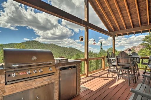 Cripple Creek Mountain Getaway with Hot Tub and Views! - Housity