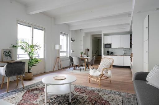 2ndhomes Loft Apartment with Spa & Balcony by the White Church - Housity
