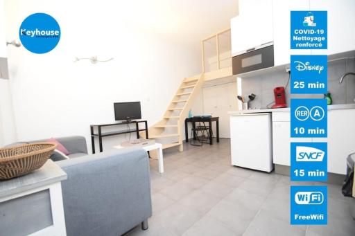 Studio au calme en plein coeur de Nogent-Sur-Marne - Housity